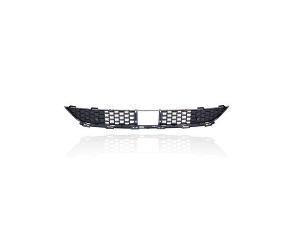 Grille - Compatible/Replacement for '15-22 Chrysler 300 Sedan - Front With Parking/Collision Sensor Hole, Without Adaptive Cruise Control, Matte Black - 68214482AD