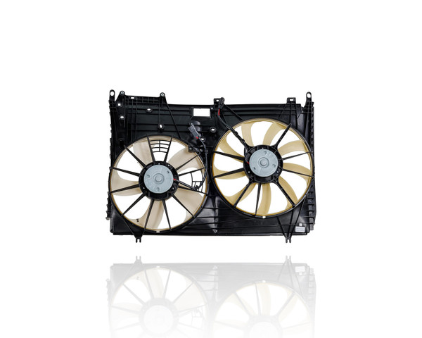 Dual Radiator and Condenser Fan Assembly - Compatible/Replacement for '19-23 Subaru Ascent 4Cy/2.4L - With Fan Control Module - 45122XC00A