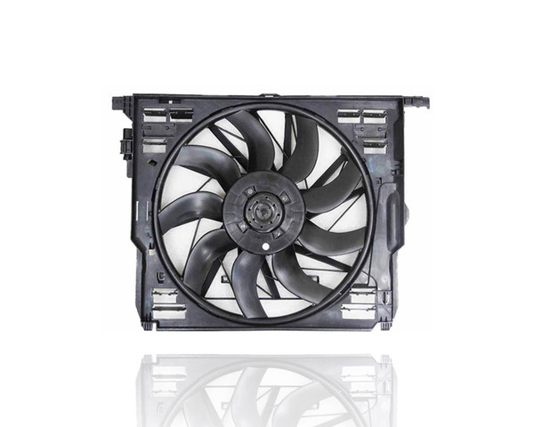 Engine Cooling Fan Assembly - Compatible/Replacement for '09-15 BMW 760Li 12Cy/6.0L, 11-15 Alpina B7/L/xDrive 8Cy/4.4L - 17117601909