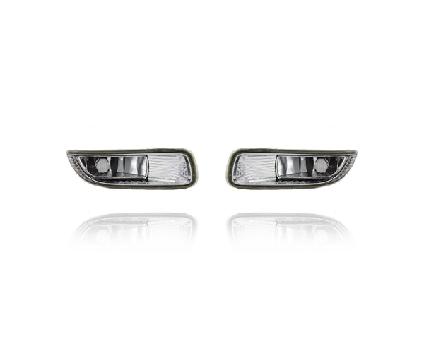 Fog Light Assembly For 03-04 Toyota Corolla - Both Pair, Left Driver Right Passenger Hand - 8121002060, 8122002060