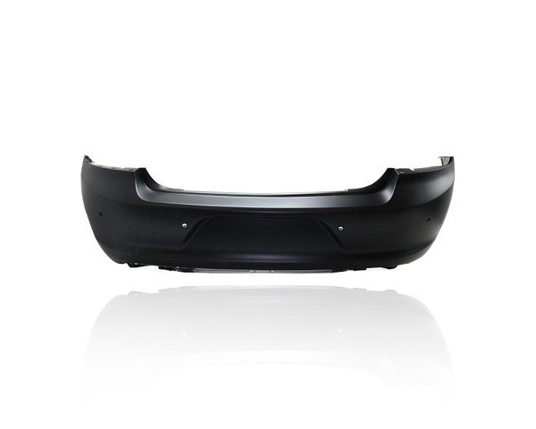 Bumper Cover - Compatible/Replacement for '15-23 Dodge Charger SE/SXT, 15-18 RT Racetrack - Rear, Primed With Sensor Hole, 5RK98TZZAD