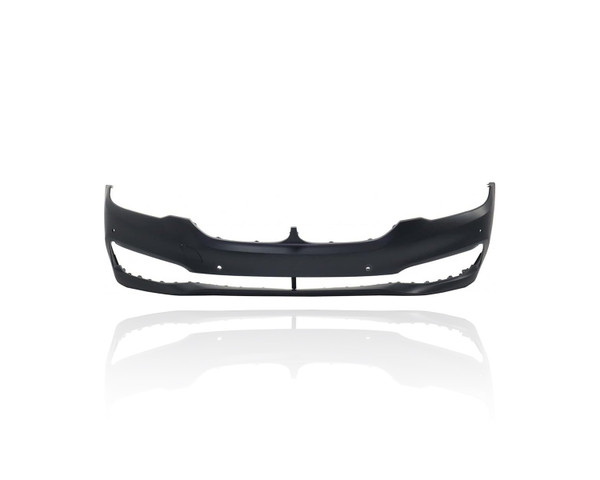 Bumper Cover - Compatible/Replacement for '17-20 BMW 530e/i/540d/I Base - Front, Primed With 6-Sensor Hole, 51117427445