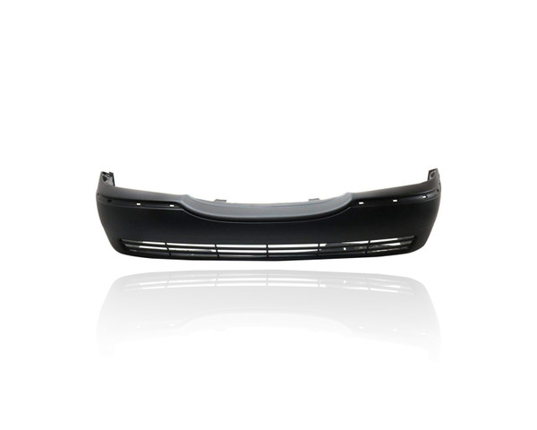 Bumper Cover - Compatible/Replacement for '03-11 Lincoln Town Car - Front, Primed Without Fog Lamp, 3W1Z17D957DA, CAPA
