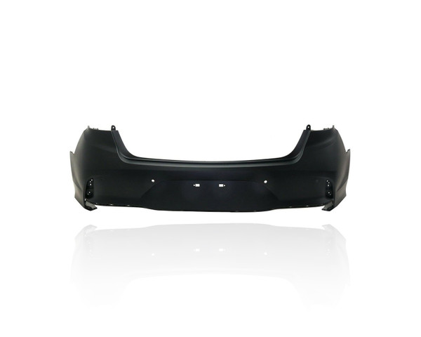 Bumper Cover - Compatible/Replacement for '18-19 Hyundai Sonata Limited 2.4L/Limited 2.0T - Rear, Primed With Sensor Hole, 86610C2710