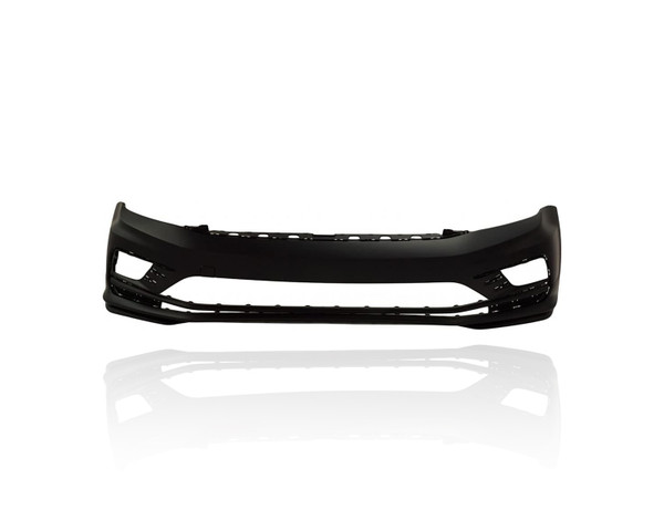 Bumper Cover - Compatible/Replacement for '16-18 VW Volkswagen Jetta/GLI Sedan Wolfsburg - Front, Primed Without Sensor/Headlight Washer Hole, 5C6807217ALGRU, CAPA