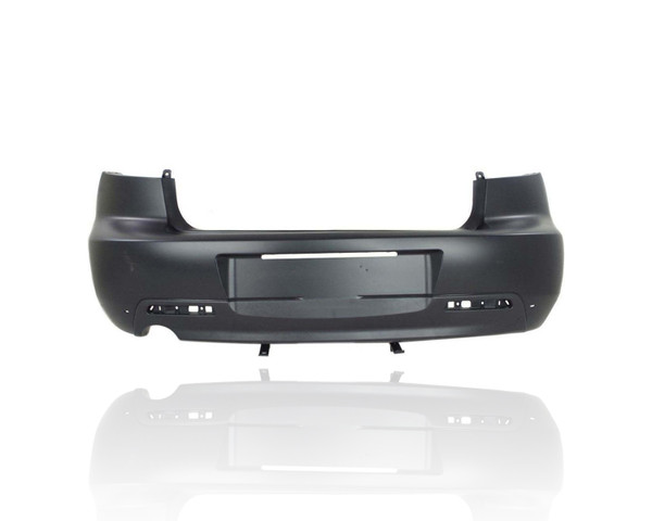 Bumper Cover - Compatible/Replacement for '04-06 Mazda Mazda3 S/Touring/Grand Sedan - Rear, Primed With Spoiler Hole, BN9C50221HBB