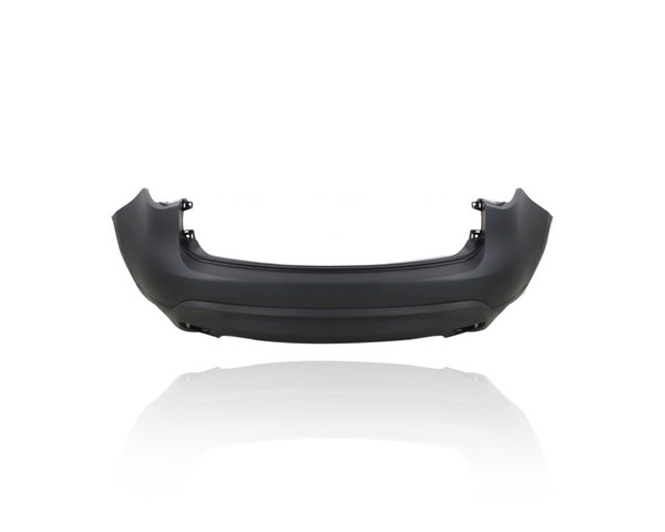 Bumper Cover - Compatible/Replacement for '09-13 Infiniti FX35/37/50, 14-17 QX70 - Rear, Primed Without Sensor Hole, HEM221CA0H