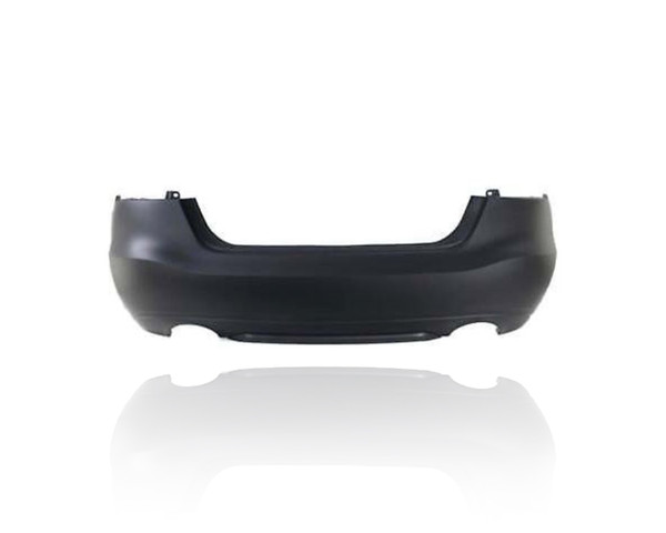 Bumper Cover - Compatible/Replacement for '16-18 Nissan Maxima S - Rear, Primed Without Sensor Hole, 850224RA0H, CAPA