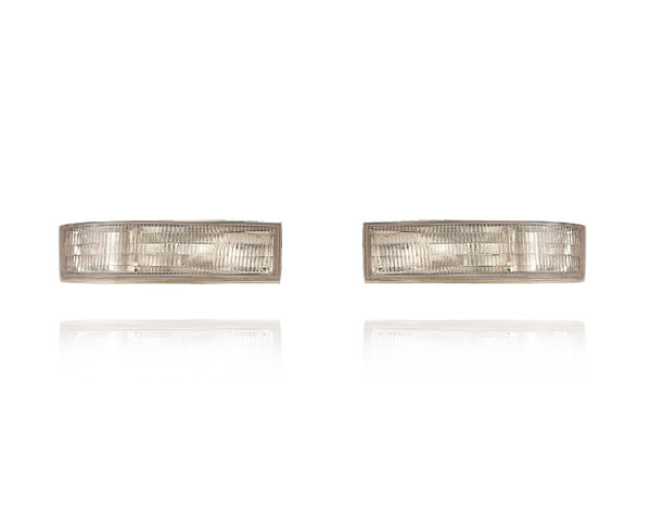 Turn Signal - Parking - Side Marker Light Assembly For 16523212, 16523211 95-05 Chevrolet Astro GMC Safari - Pair, Left Driver + Right Passenger Set