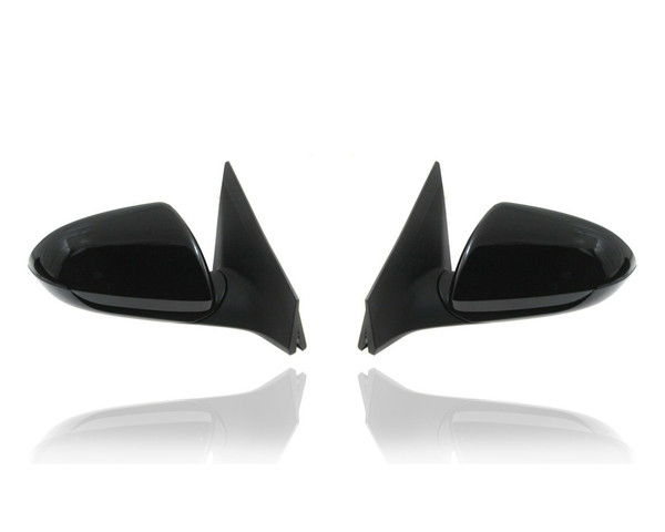 Door Mirror For 17-20 Hyundai Elantra Sedan SE (USA-Built) - Manual Folding, Electric, Non-Heated, Without Signal + Memory + Blind Spot, Primed - Pair, Left Driver + Right Passenger Set - 87620F3050, 87610F3050