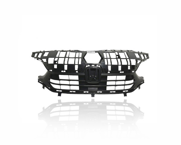 Grille - Compatible/Replacement for '22-24 Honda Civic Sedan LX/Sport/EX - Main Upper Black Bar Insert, 71200T20A01, CAPA