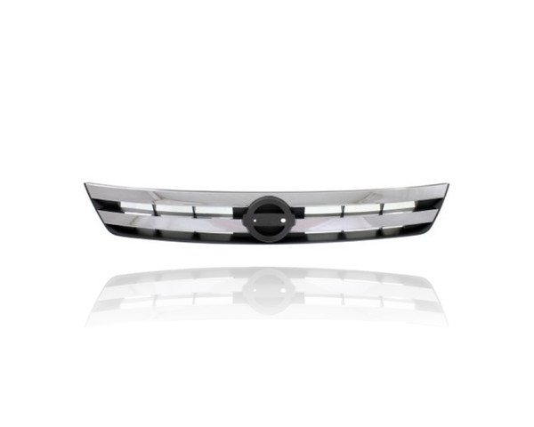 Grille Molding - Compatible/Replacement for '10-11 Nissan Rogue Krom - Main Upper, Chrome Black, F23101A41A