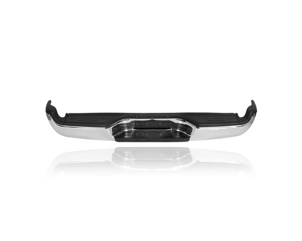 Bumper Cover - Compatible/Replacement for '05-15 Toyota Tacoma Base/SR5/Limited/PreRunner - Rear Step, Chrome, 5215104061