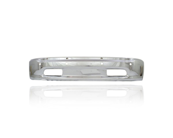 Bumper Face Bar - Compatible/Replacement for '14-24 RAM 1500/Classic - Front, Chrome With Fog Lamp/Sensor Hole, 68160857AA