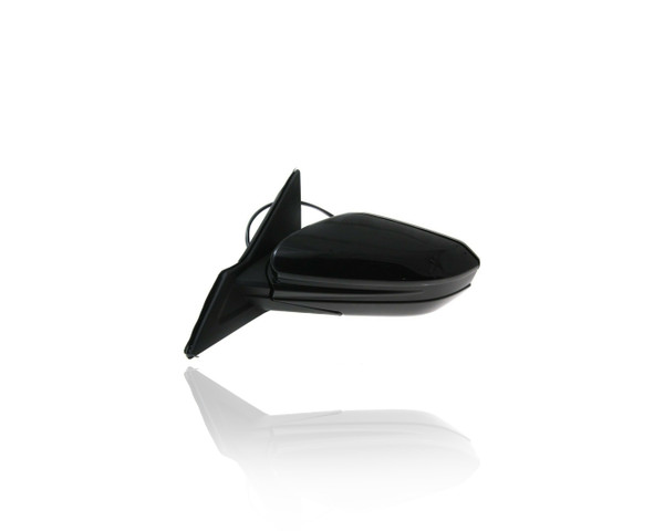Door Mirror For 76258TBAA02ZA 16-16 Honda Civic Sedan/Coupe - Power, Non-Heated, Without Side-View-Camera, With Cover, Black, Left Hand Driver