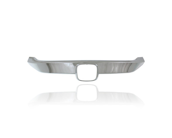 Grille Molding - Compatible/Replacement for '16-18 Honda Civic Sedan/Coupe LX/LXP/EX/EXT/EXL/Touring - Main Emblem, Chrome, 71125TBAA01, CAPA
