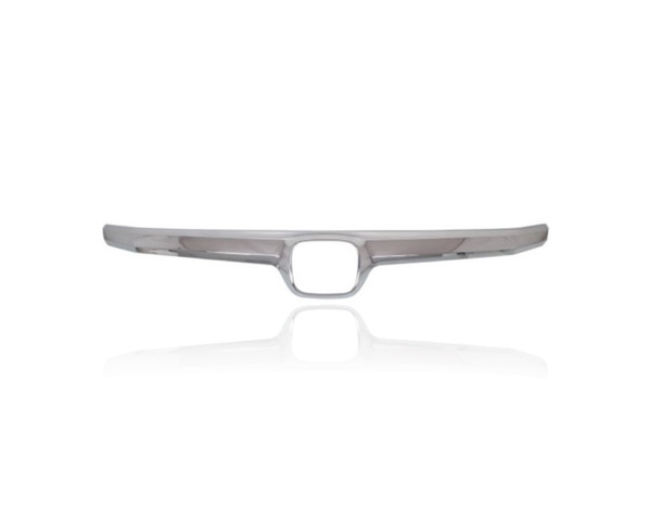 Grille Molding - Compatible/Replacement for '12-12 Honda Civic Sedan DX/LX/EX/EXL/HF/NG 1.8L - Main Emblem Trim, Chrome, 71122TR0A01