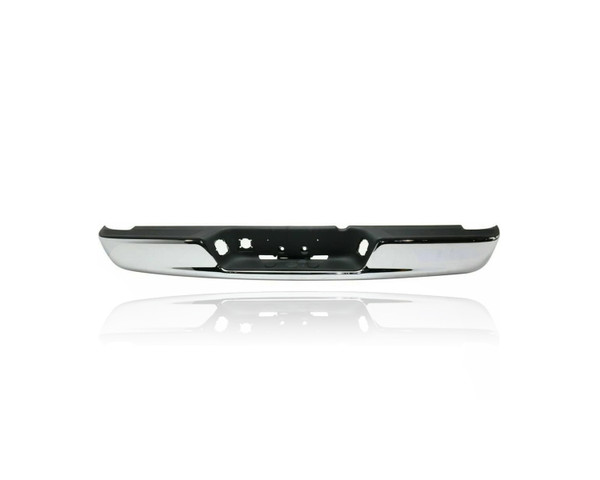 Bumper Cover - Compatible/Replacement for '02-08 Dodge RAM 1500, 03-09 2500/3500 - Rear, Chrome, 55077107AN
