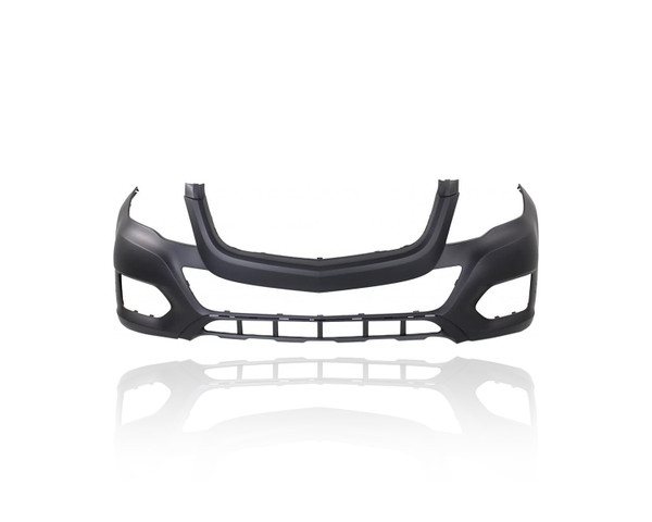 Bumper Cover - Compatible/Replacement for '13-15 Mercedes-Benz GLK250/350 Base - Front Primed Without Sensor/Washer Hole, 2048801949