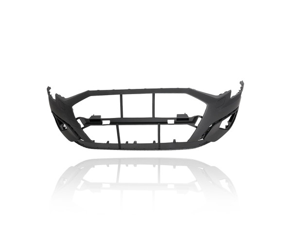 Bumper Cover - Compatible/Replacement for '22-24 Audi A3 - Front, Primed Gray With Park Assist Sensor Hole, 8Y0807065AGRU