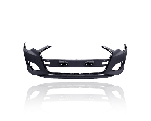 Bumper Cover - Compatible/Replacement for '19-23 Audi A6 S-Line - Front Primed With Side Sensor Hole, 4K0807065CGRU