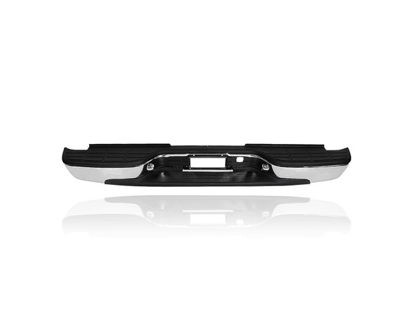 Bumper Cover - Compatible/Replacement for '99-07 GMC Sierra/Chevrolet Silverado/Classic 2500/3500HD - Rear, Chrome, 12473000
