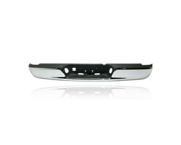 Bumper Face Bar - Compatible/Replacement for '02-08 Dodge RAM 1500, 03-09 2500/3500 - Rear, Chrome, 55077107AN