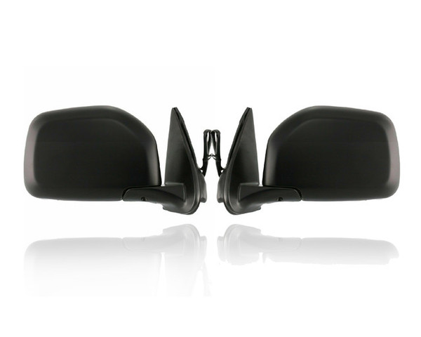 Door Mirror For 879103D010; 8794035811 00-02 Toyota 4Runner - Power, Pair, Both Left Hand Driver + Right Hand Passenger Set