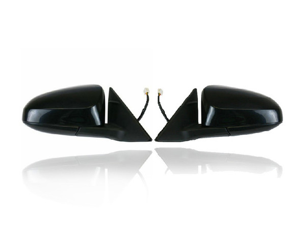 Door Mirror For 8790806410; 8790906410 12-14 Toyota Camry SE/XLE - Without Blind Spot Detect, Power, Pair, Both Left Hand Driver + Right Hand Passenger Set
