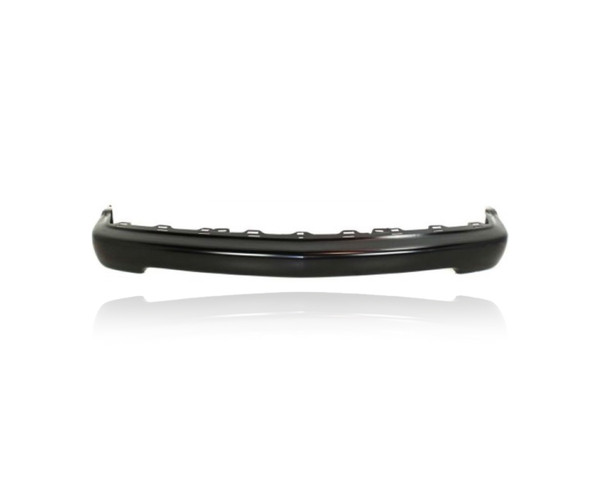 Bumper Face Bar - Compatible/Replacement for '98-04 Chevrolet S10/Blazer - Front, Black Without Strip Molding Hole, 15007660