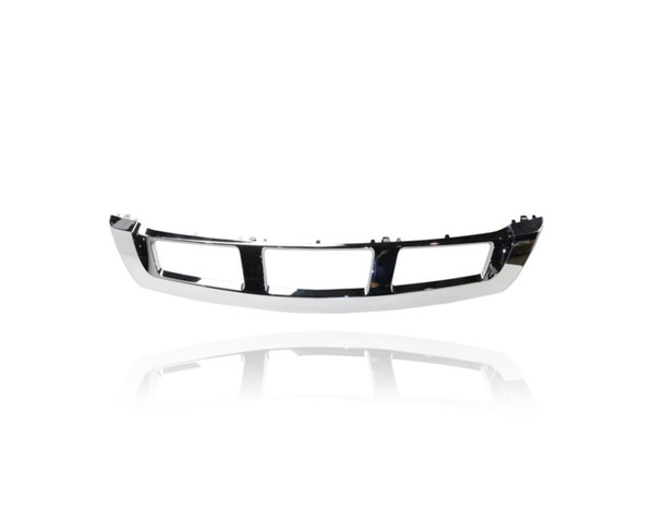 Bumper Molding - Compatible/Replacement for '13-16 Mercedes-Benz GL350/450/550 Base - Front Lower, Chrome, 1668852825, CAPA