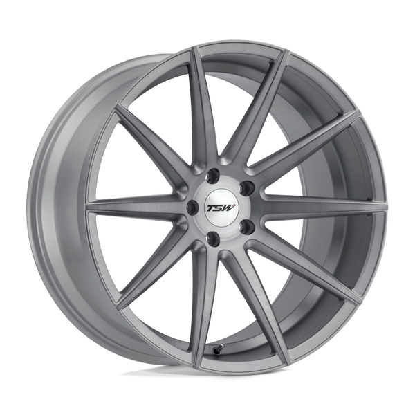 Clypse - Cast Aluminum, Titanium With Matte Brushed Face, 18X8.5, 5X4.5, 40mm, 195338047404