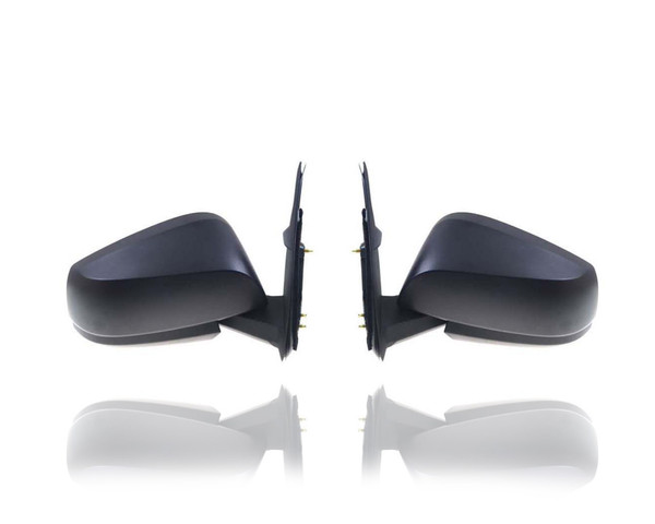 Door Mirror For 8791004220; 8794004230 16-20 Toyota Tacoma - Pair, Left Driver + Right Passenger Set, Power, Heated, Without Blind Spot Detection & Turn Signal, With Textured Black Cover