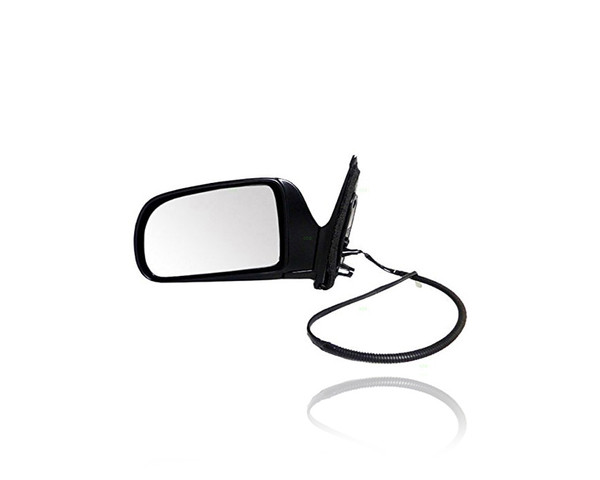Door Mirror For 8794008040 98-03 Toyota Sienna Van - Left Hand Driver, Power, Non-Heated, Black Smooth, Paint-to-Match (Unpainted)