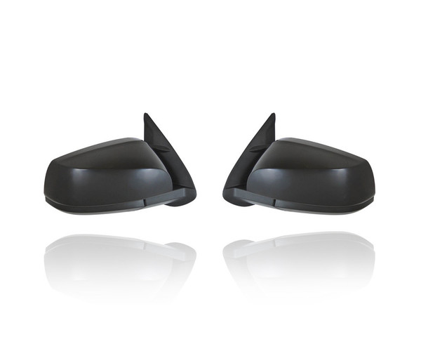 Door Mirror For 16-20 Toyota Tacoma-SR/SR5 - Electric, Heated ,Without Signal + Blind Spot Monitor, Primed, Black Cover - Pair, Left Driver + Right Passenger Set - 8791004220, 8794004230