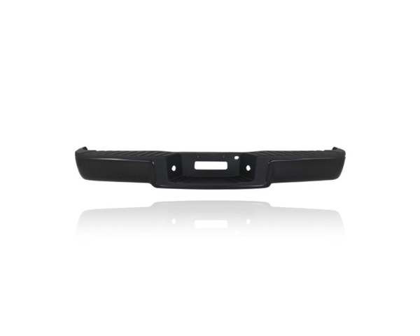 Bumper Cover - Compatible/Replacement for '04-05 Ford F-150, 06-06 Lincoln Mark LT Standard Bed - Black Without Sensor Hole/Tow Hitch Bracket, Rear, 4L3Z17906GA, NSF-Diamond Standard