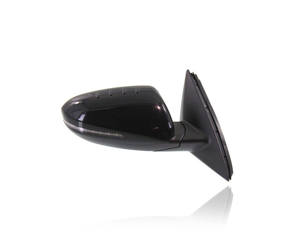 Door Mirror For 876202T110 11-13 Kia Optima Korea-Build - Right Hand Passenger, Power, Non-Heated, Manual Folding, With Signal Lamp, Paint-to-Match (Unpainted)