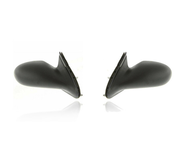 Door Mirror For 4805310AD; 4805311AD 03-06 Dodge Stratus Sebring - Power, Pair, Both Left Hand Driver + Right Hand Passenger Set, Without Foldaway Design