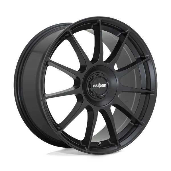 R168 DTM - 19in, Cast Aluminum, Satin Black, 19X8.5, 5X112, 45mm, 194933086818, 194933086818