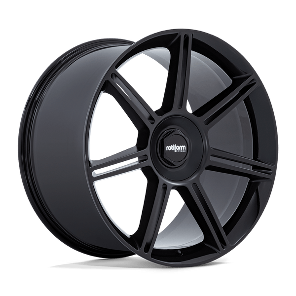 FRA - 22in, Monoblock Forged, Gloss Black W/ M-Black Spokes, 22X12, 5X130, 60mm, 194933312252, 194933312252