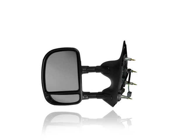 Door Mirror For 9C2Z17683CA 09-14 Ford Econoline - Left Hand Driver, Power, Telescoping Type