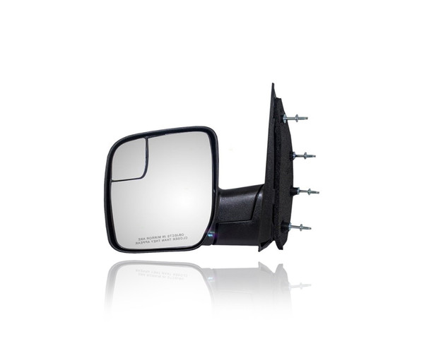 Door Mirror For AC2Z17683BA 10-14 Ford Econoline - Manual, Left Hand Driver, Sail Type