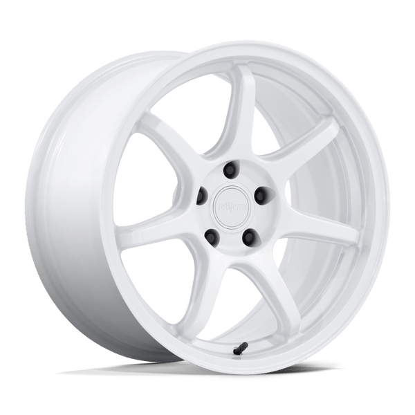 RC208 BPU - 19in, Flow Formed Aluminum, Gloss White, 19X8.5, 5X112, 25mm, 194933385430, 194933385430