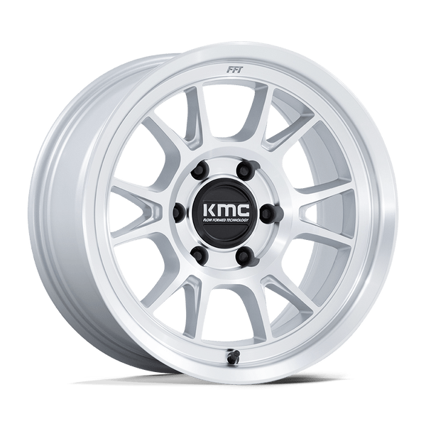Range - 17in, Flow Formed Aluminum, Gloss Silver W/ Machined Face, 17X8.5, 5X150, -10mm, 194933328970, 194933328970