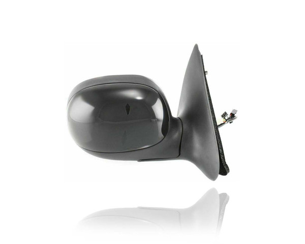 Door Mirror For 97-01 Ford Pickup - Electric, Non-Heated, Black Cover, Without Signal Lamp - Right Hand - Passenger - F85Z17682FAA
