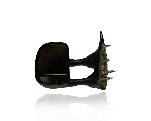 Door Mirror For 03-14 Ford Econoline - Manual Telescoping - Left Hand - Driver - 7C2Z17683DA