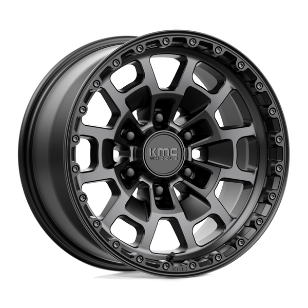 Summit - 17in, Cast Aluminum, Satin Black W/ Gray Tint, 17X8.5, 6X135, 0mm, 194933024766, 194933024766