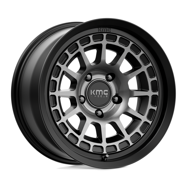 Canyon - 17in, Cast Aluminum, Satin Black W/ Gray Tint, 17X8.5, 5X5.0, 0mm, 194933102020, 194933102020