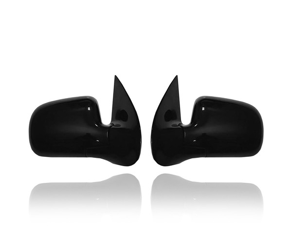 Door Mirror For 15935752; 15935753 99-05 Chevrolet Venture Silhoutte Montana - Pair, Both Left Hand Driver + Right Hand Passenger Set, Power Heated