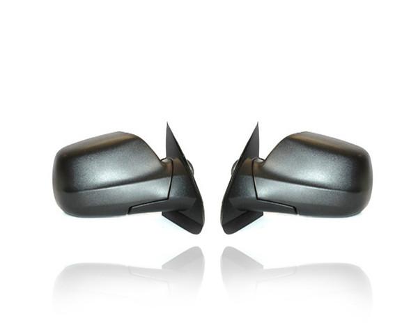 Door Mirror For 05-10 Jeep Grand Cherokee - Electric, Heated, Without Memory - Pair, Left Driver + Right Passenger Set - 55156452AF, 55156453AE